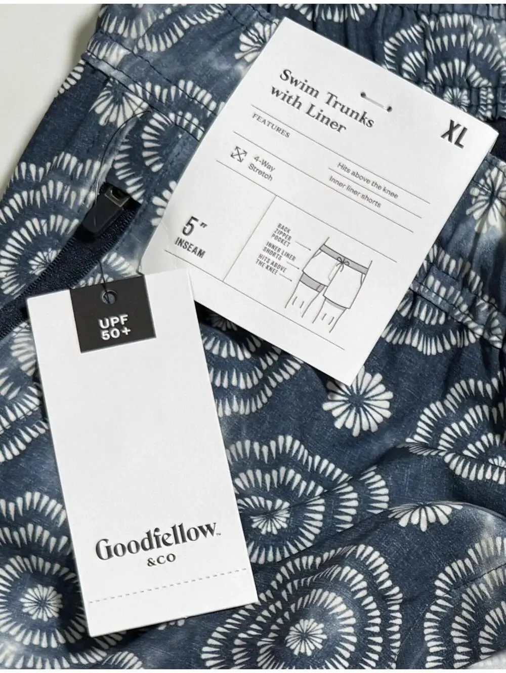 Goodfellow Blue & White Print 5